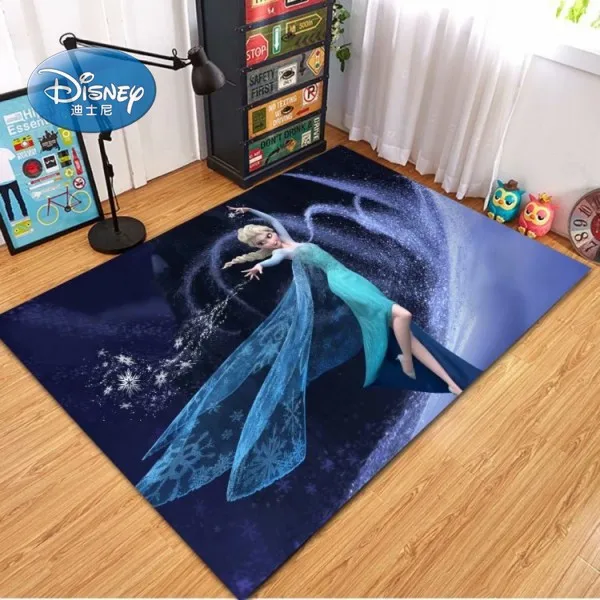 Disney Frozen Elsa Ann Rug Princess Cute Children Room Carpet Nordic