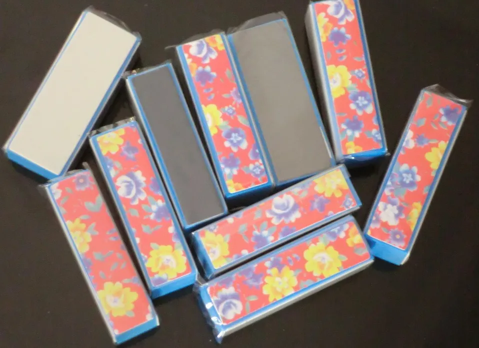 Bloco de Buffer Lixa de Unha Care 4 Way Padrão Polonês Suave 50 Pcs Art & 2 Cheap Lixas e polidores de unha