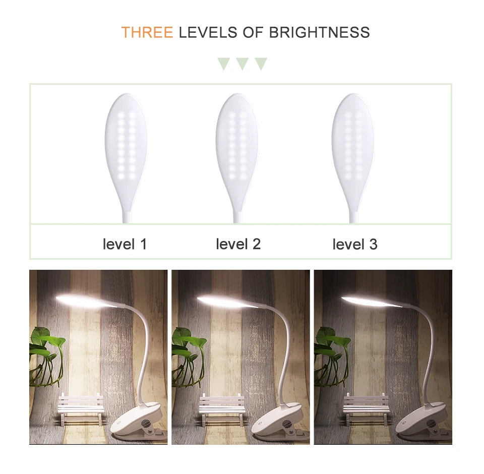 USB LED 3 Modes Dimming Touch Switch Reading Table Lamp (12)