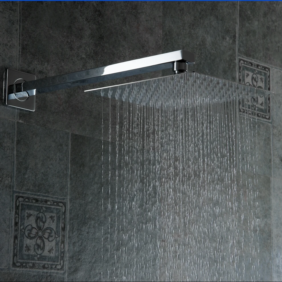HighQuality10StainlessSteelShowerHeadWithArmWallMountedUltra