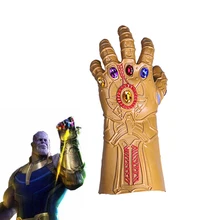 Мстители: бесконечные войны танос Бесконечность гаунтлет косплей перчатки Хэллоуин Карнавал латексные перчатки