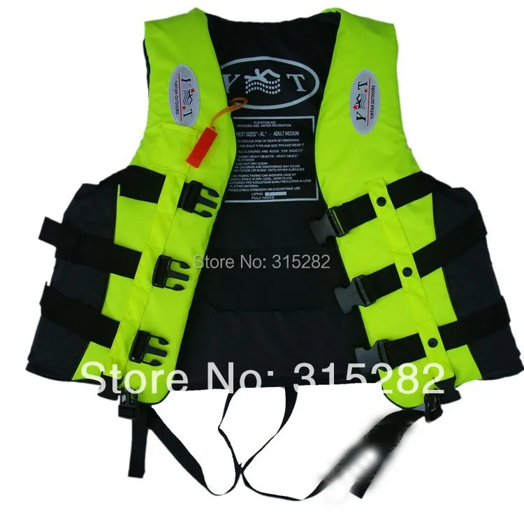 2018 most popular free shipping Yellow color waterproof Life vest life