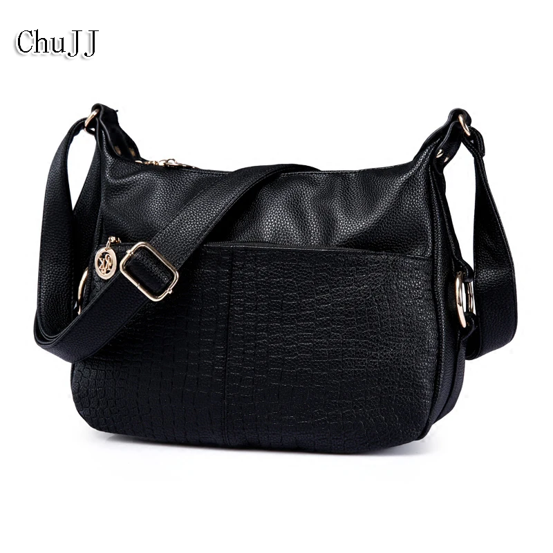

Fashion Women's Genuine Leather Handbags All-match Alligator Shoulder CrossBody Bags Ladies Messenger Bag Big Size Women Bags