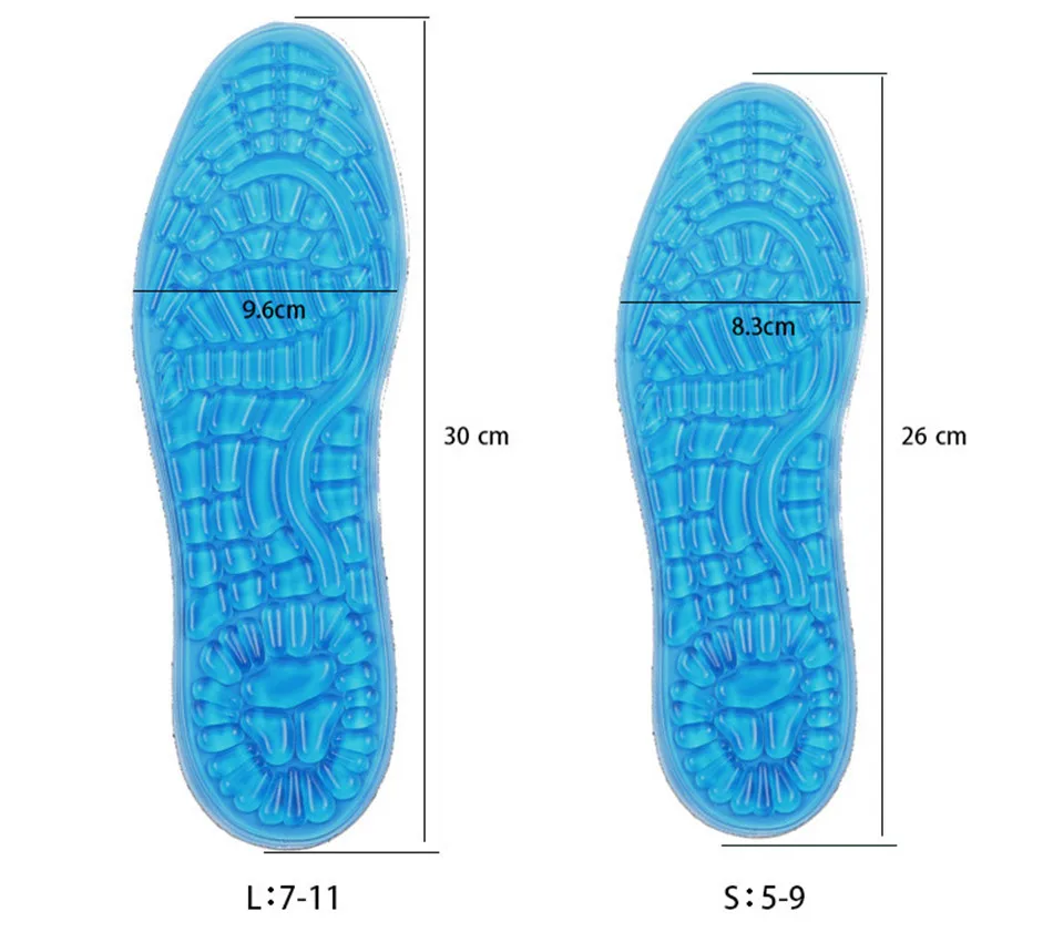 FOOTOUR силиконовые стельки для обуви мягкая шок Абсорбирующая Подушка кроссовки Спортивная Удобные стельки обувь с массажным действием колодки