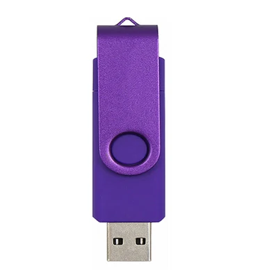 OTG USB флешка для Android Флешка 32 Гб 16 Гб флэш-диск 4 ГБ 8 ГБ 64 ГБ флеш-накопитель карта памяти для телефона Настольный ПК дропшиппинг - Цвет: Purple