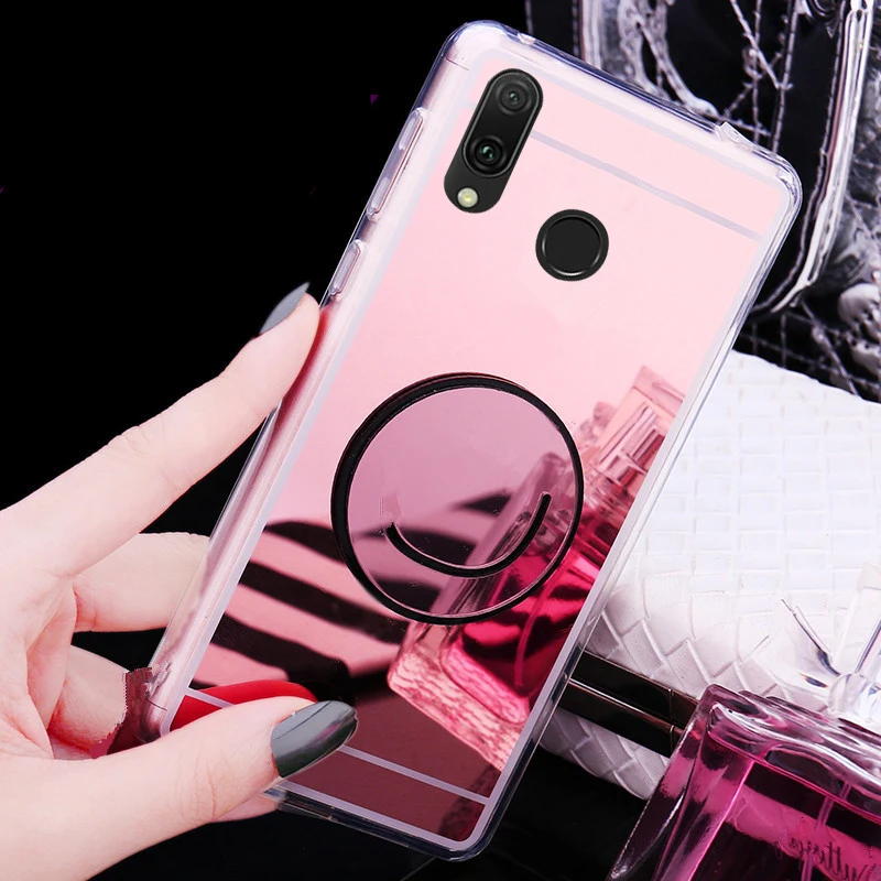 

Luxury Plating Gold Mirror Soft TPU Case For Huawei Y7 2019 cover Phone bags For Huawei Y7 Prime 2019 Y7 Y 7 enjoy 9 fundas