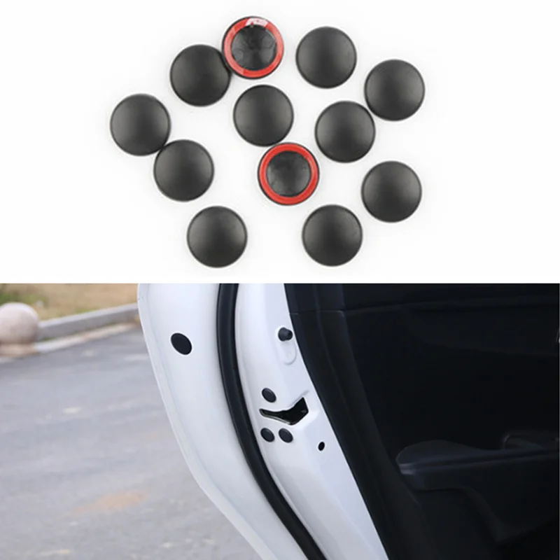 

12Pc Car Door Lock Screw Protector Cover Auto Accessories For Suzuki SX4 SWIFT Alto Liane Grand Vitara Jimny S-Cross