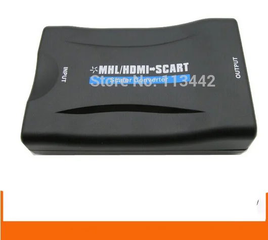 MINI MHL/HDMI HDMI TO SCART Converter AV signal adapter HD ...