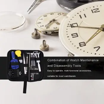 

31pcs/set Watch Tools Watch Opener Remover Spring Bar Repair Pry Screwdriver Clock Watch Repair Tool Kit Watchmaker Tools Parts