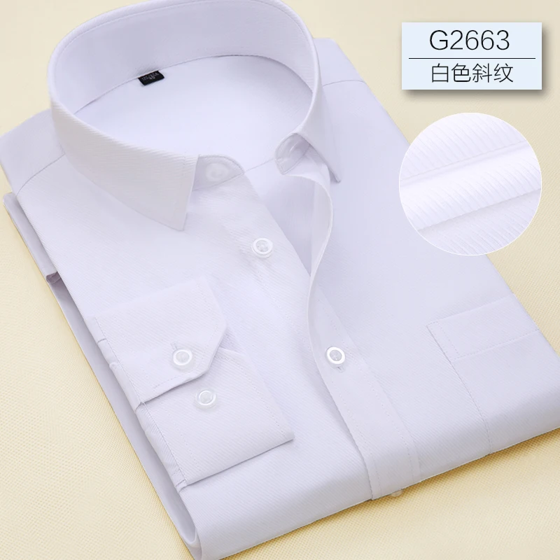 Men Long Sleeve Shirt 2019 Spring New Brand Solid Color Business Office Formal Men Dress Shirt Plus Size Male Shirt Chemise 7XL Men Long Sleeve Shirt 2019 Spring New Brand Solid Color Business Office Formal Men Dress Shirt Plus Size Male Shirt Chemise 7XL