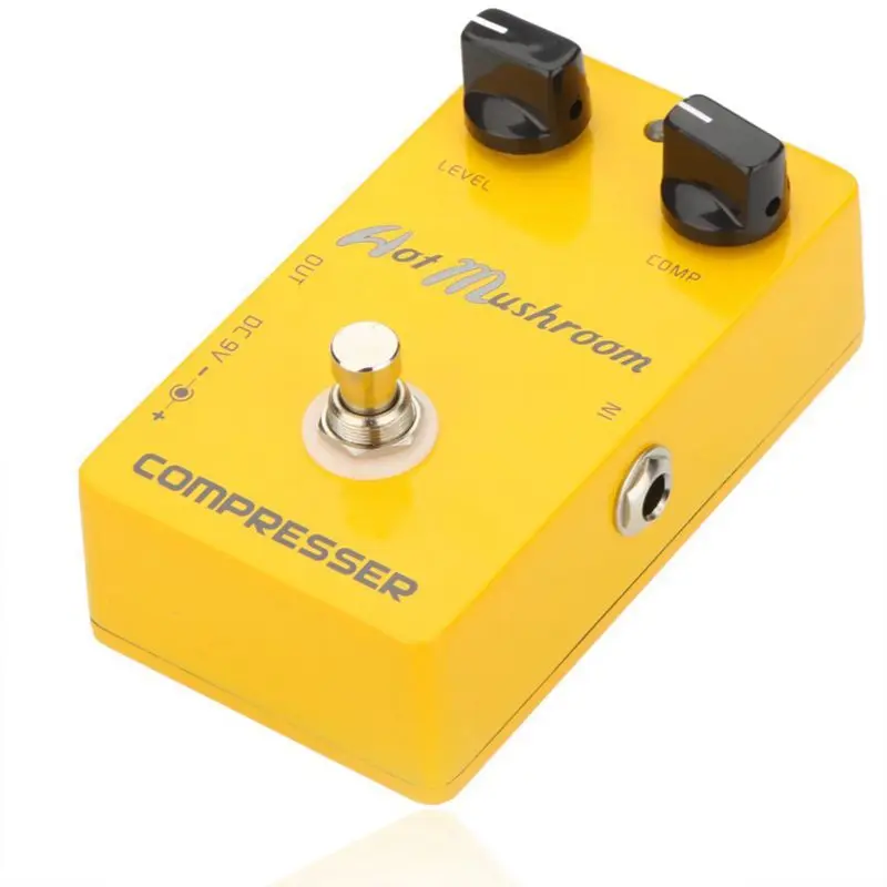Caline CP-10 Compressor Guitar Effect Pedal Hot Mushroom 2 Caline CP-10 Compressor Guitar Effect Pedal Hot Mushroom 2
