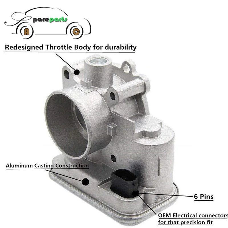 

New 50MM Boresize Throttle Body Assembly For DODGE JOURNEY CALIBER JEEP PATRIOT COMPASS 5429090 04891735AC 4891735 4891735AA