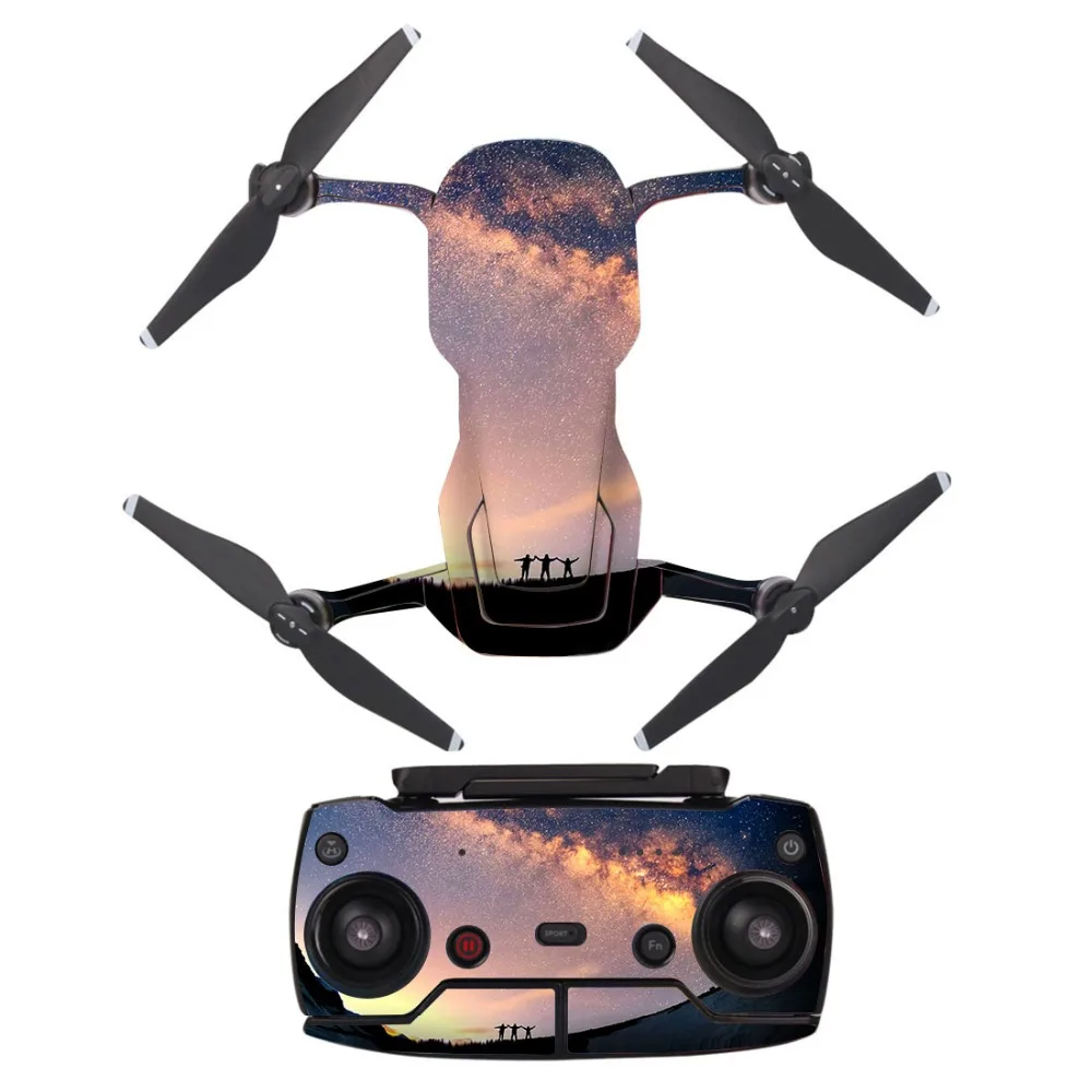 Белый камуфляж DJI Mavic Air sticker s батарея наклейка пульт дистанционного управления кожи полный набор Дрон тела наклейка для DJI Mavic AIR Skin