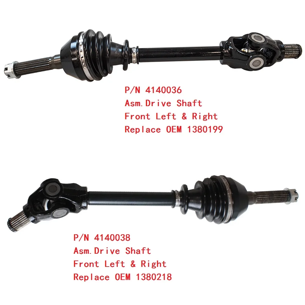 2005 Polaris Sportsman MV7 4x4 ATV Pair of Front Axle Inner CV Boot Kits