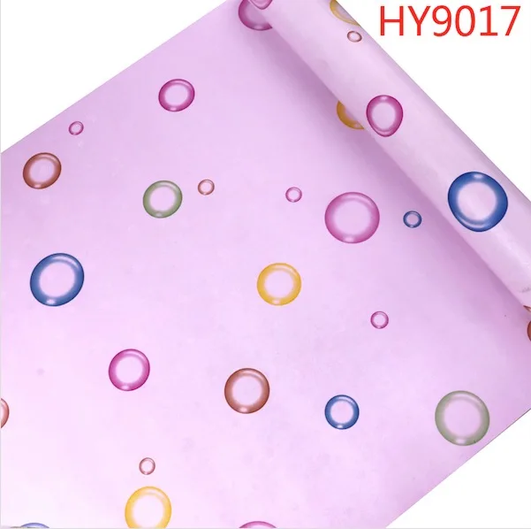 Розовые водостойкие самоклеющиеся обои papel de parede для украшения дома, виниловые обои для спальни, гостиной, размер рулона(0,45 М* 10 м - Цвет: HY9017
