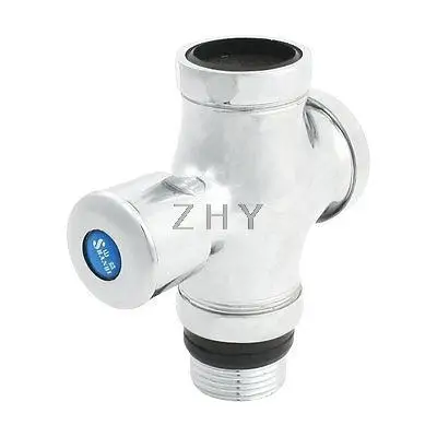 

Public Restroom 7/8PT Dia Male Thread Press Type Toilet Flush Valve Adapter