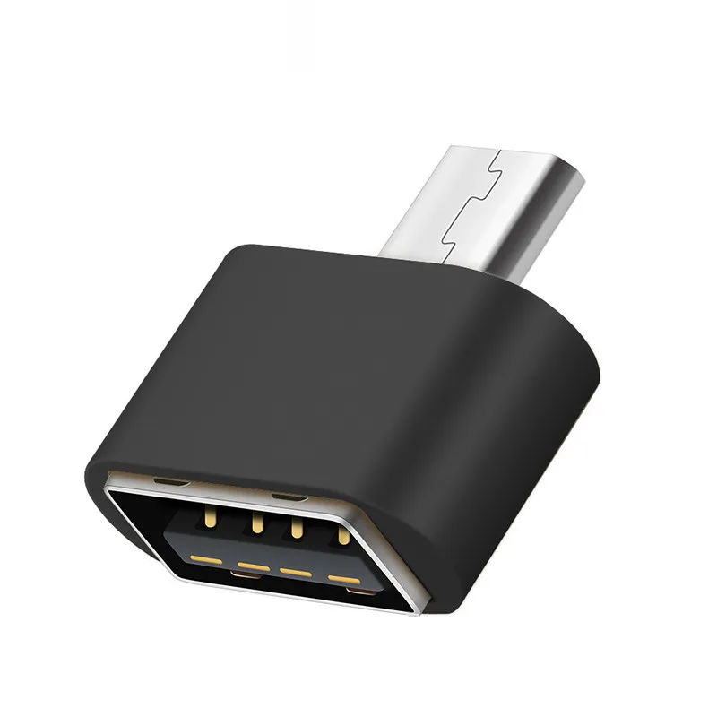 Портативный OTG конвертер Micro USB мужчина к USB 2,0 Женский адаптер для Xiaomi samsung Android Phone - Цвет: 1