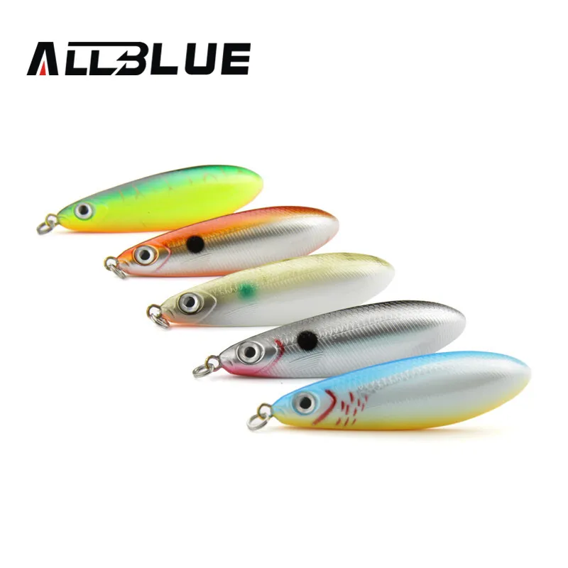 

ALLBLUE Spoon Minnow 8.5cm/15.5g Saltwater Anti-hitch Crankbait Snapper Hard Bait Wobblers RealSkin Painting Fishing Lure