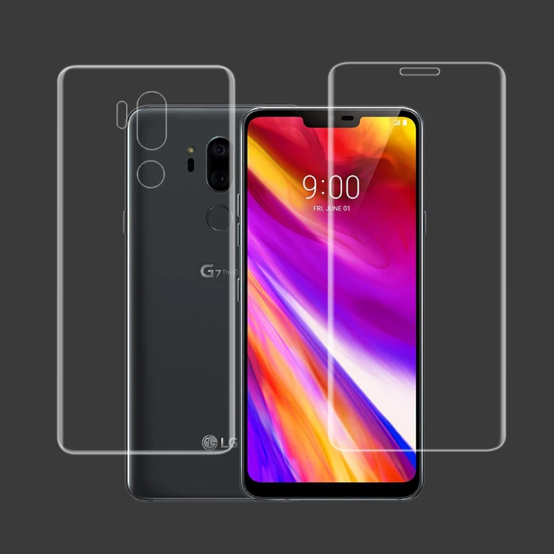 

Ultra-thin Clear Front Back Full Cover Soft Hydrogel Film For LG V50 G8 G7 ThinQ V30 V20 K8 K10 2018 Screen Protector Soft Film