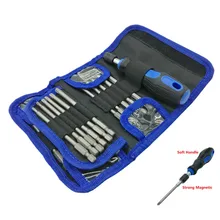 Julydream 24PC Screwdriver Set Bits Set High Quality Household Tool Kit DIY Hand Tool Set Chrome Valadium Steel 100mm Long Bit hoen 98pcs chrome vanadium steel screwdriver tool set screwdriver bits extension rod screwdriver sleeve hand tool kit