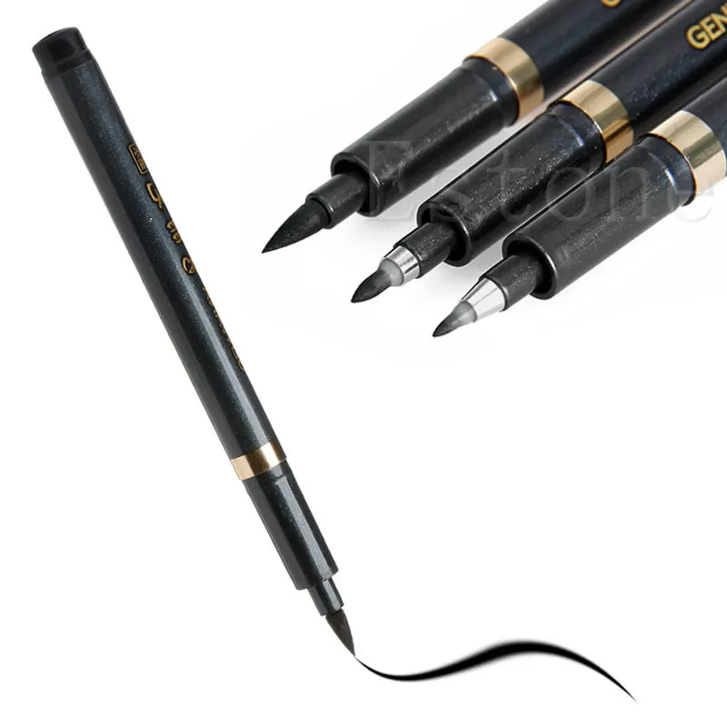 

1 set Ink Pen Chinese Japanese Calligraphy Brush Writing Drawing Tool Craft SML