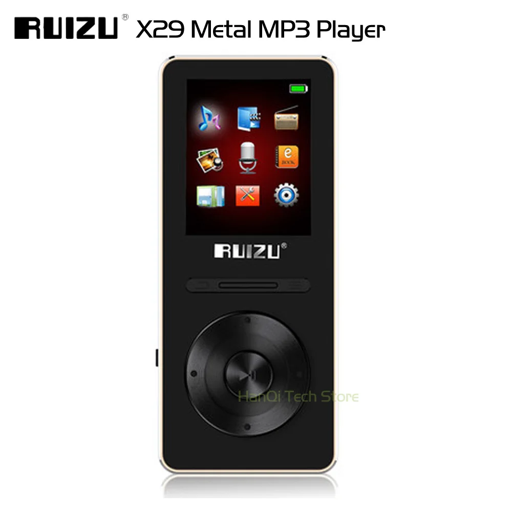 

Original RUIZU X29 Mp3 player 8GB Music Player With 1.8 Inch Screen Support FM Radio E-book Voice Recorder Portable Audio Player
