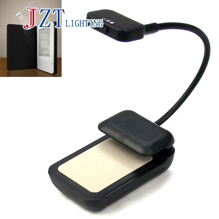 Z Newest Book Light 3 LED E reader Clip with Flexible Read Light lamp