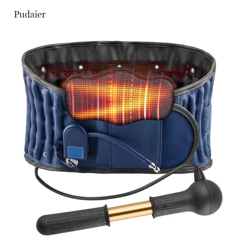 Pudaier Lumbar Traction Belt Lumbar Traction Pain Lower Massager