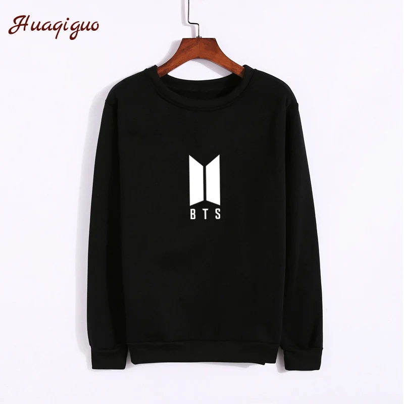 

BTS Kpop Moletom Harajuku Hoodies Women Popular Bangtan Hip Hop Sweatshirt Women Long Winter Female Fans Hip Hop Casual Clothes