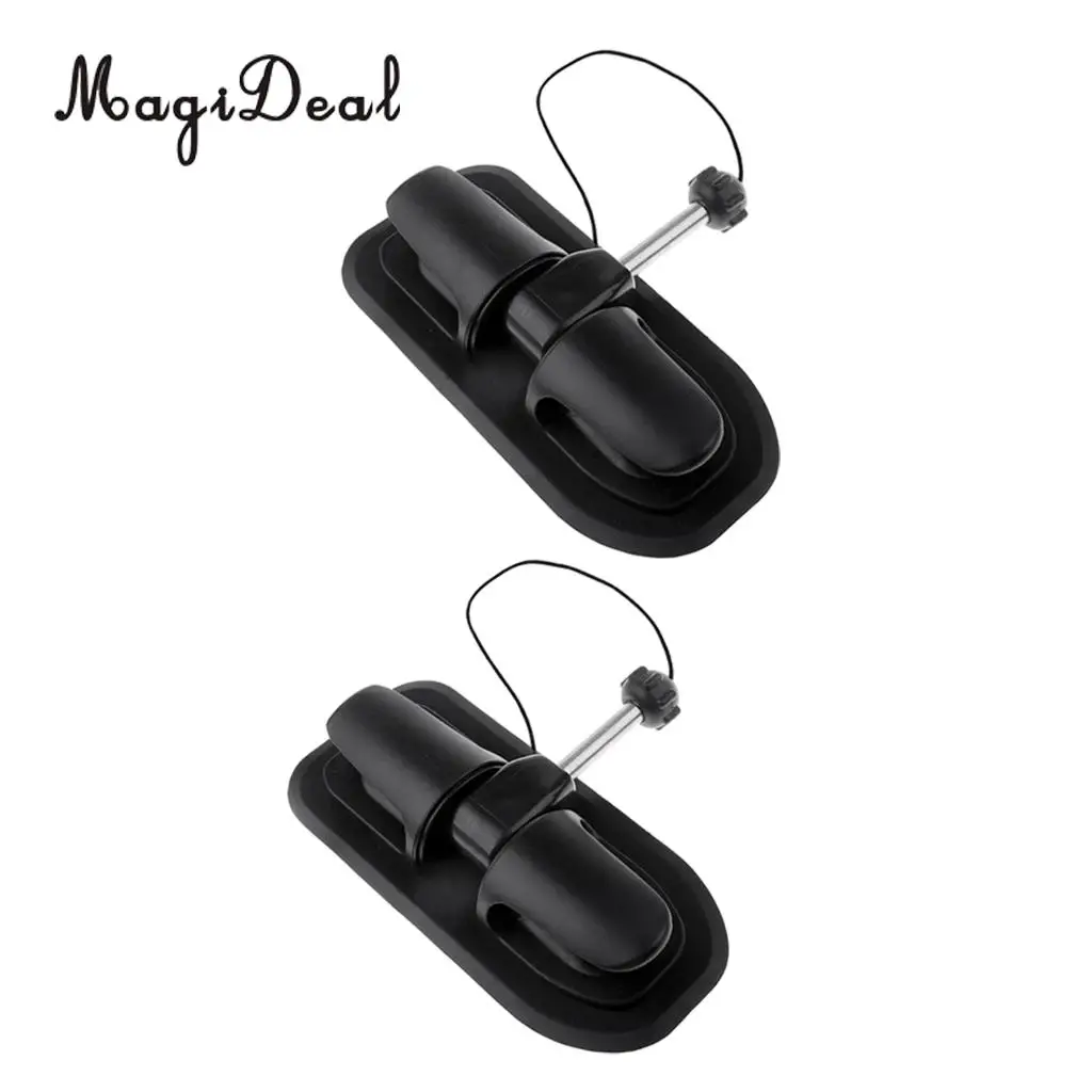 MagiDeal 1 Pair 200mm Universal Kayak Oar Lock Patch Paddle Lock Mount Inflatable Boat Dinghy Replacement Accessories