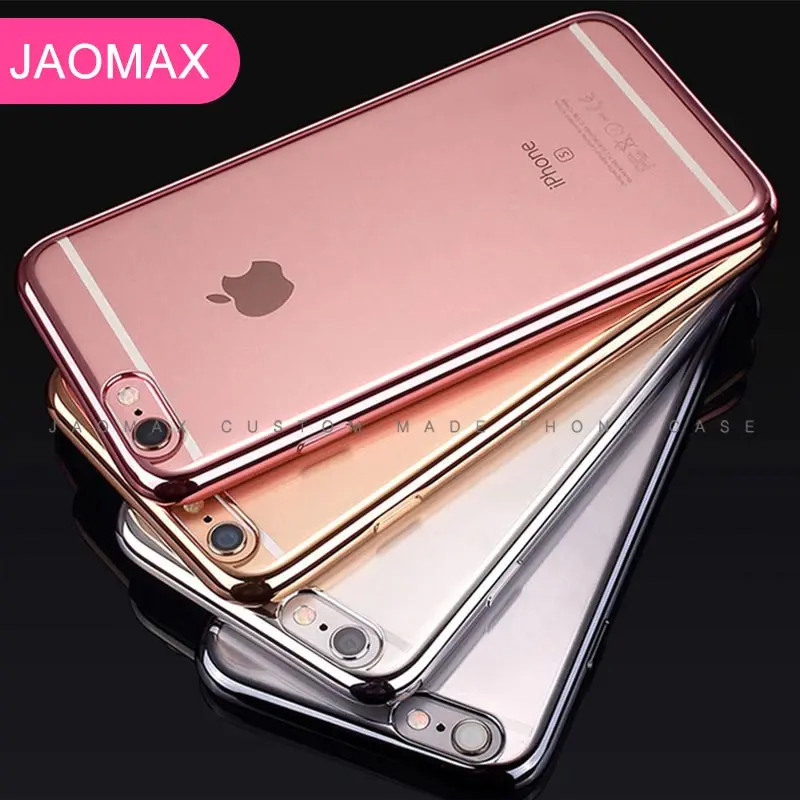 Jaomax Прозрачный чехол для iPhone Xs Max X 7 6 6s 8Plus Xr мягкий серый серебряный розовое