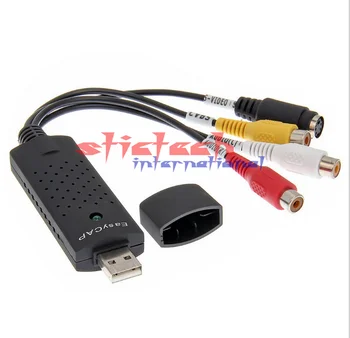 

by dhl or ems 250pcs VHS to DVD Converter VIDEO CAPTURE CARD USB 2.0 Video TV DVD VHS Capture Adapter Win 8 7 XP With package