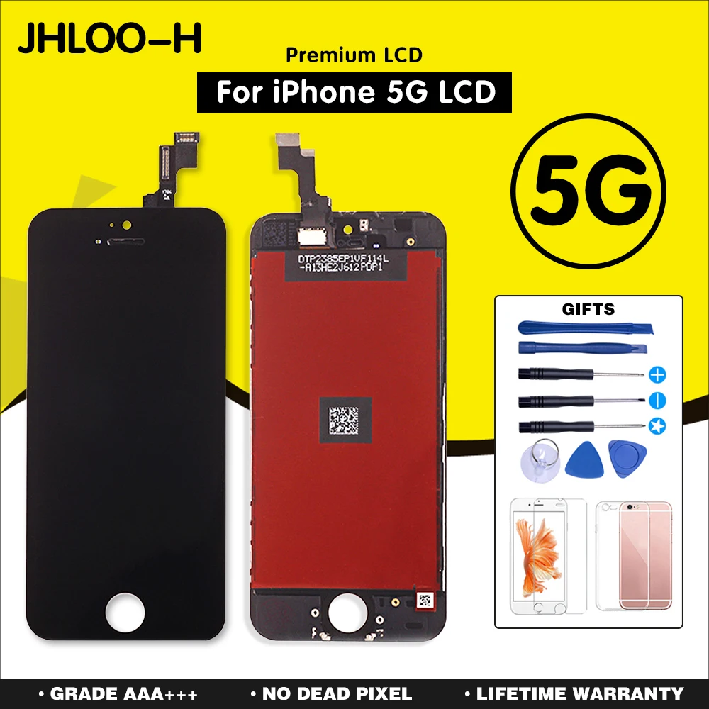 

For iPhone 5 5C 5S LCD High Quality Screen Replacement No Dead Pixel Display 100% Test Guarantee Free Shipping