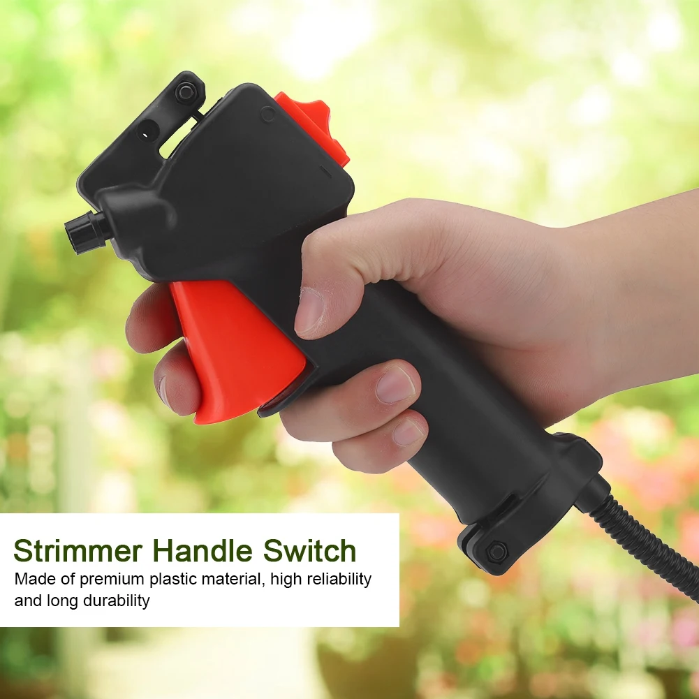 1pc Strimmer Trimmers Brush Cutter Handle Switch With Throttle Trigger Cable 
