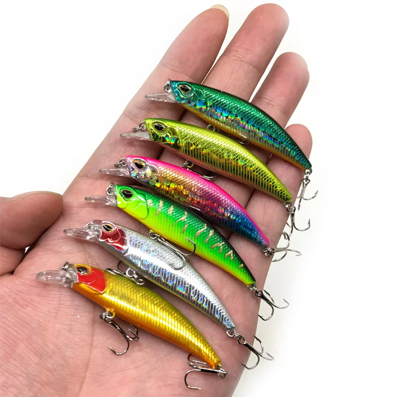 

1Pcs Swimming Fishes 65mm 5g Hard Fishing Lure Crankbait Artificial Mini Japan wobler na ryby popper Fishing Tackle