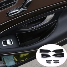 Для Mercedes Benz w222 s-класс S300 S320 S350 S400 автомобиля Интимные аксессуары автомобиля спереди и сзади дверь ящик для хранения Контейнер держатель лотка