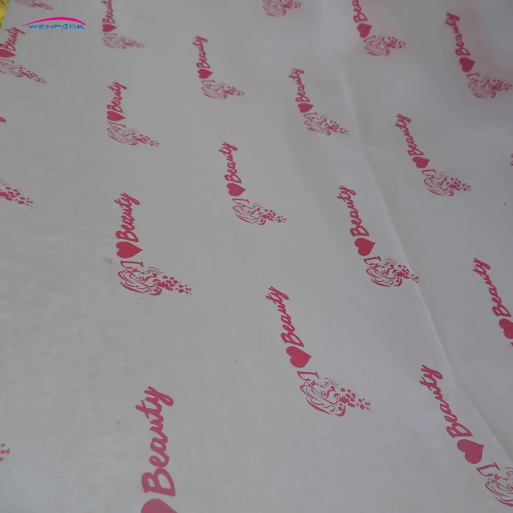 

custom printed logo gift tissue paper/Moisture proof packaging thin paper