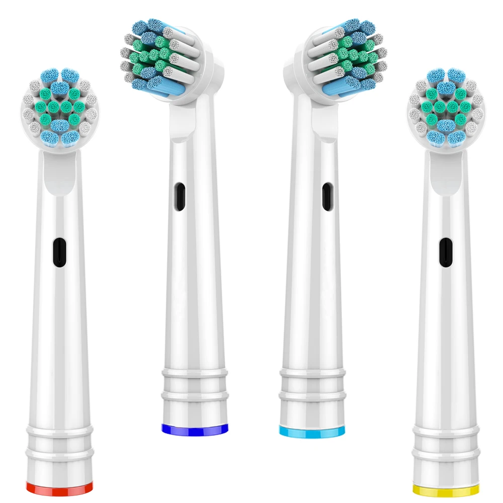 Сменные насадки для зубной щетки Oral B 4 шт. Advance Power/Pro Health/Triumph/3D Excel/Vitality Precision