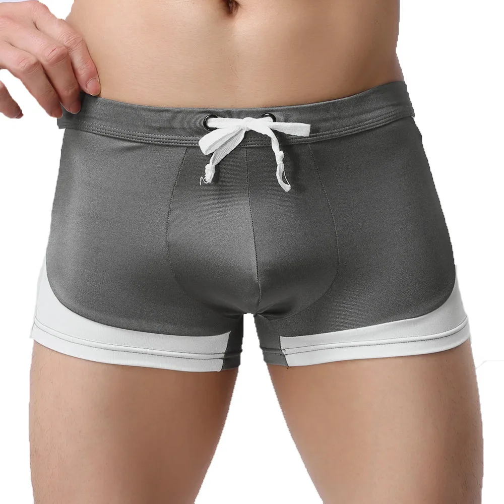 Buy Swimwear Men's Swimming Trunks Sexy Gay Swimwear