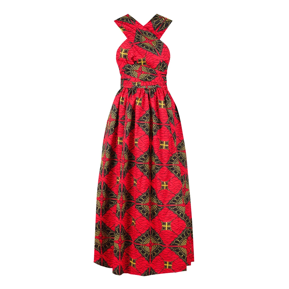 2019 Летние Новые африканские платья для женщин с богатым принтом Дашики сплит одежда африканская ткань хорошего качества Анкара Нигерия