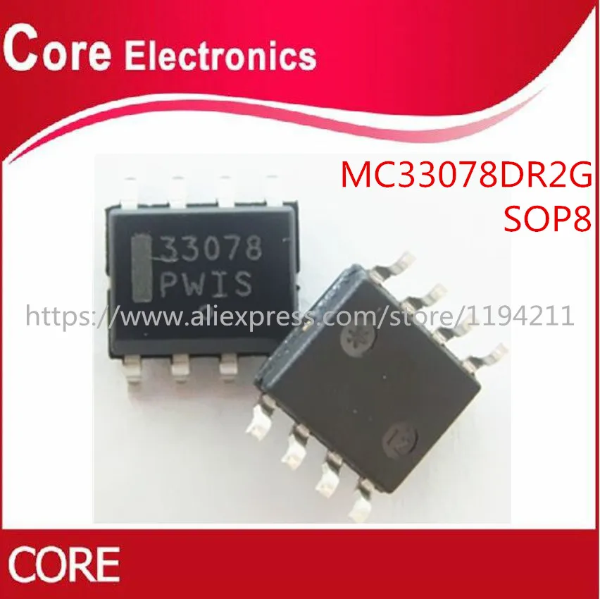 100 шт. MC33078DR2G MC33078D MC33078 33078 SOP8 | Электронные компоненты и принадлежности