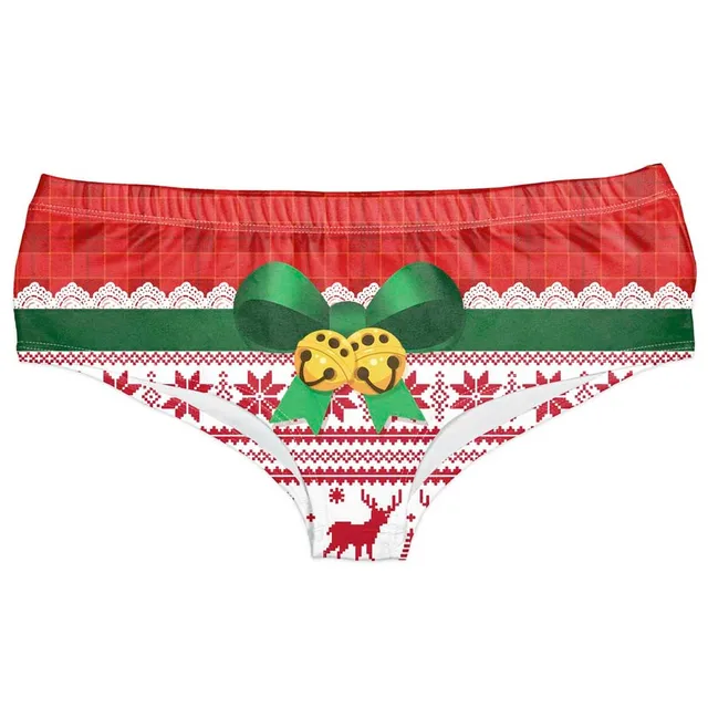 Ladies Hipsters Panties Christmas Themed Women Panties Christmas print