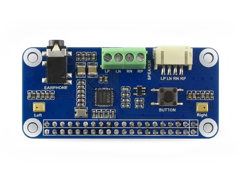 WM8960 Hi Fi звуковая шляпа карта для Raspberry Pi Stereo CODEC поддерживает стерео