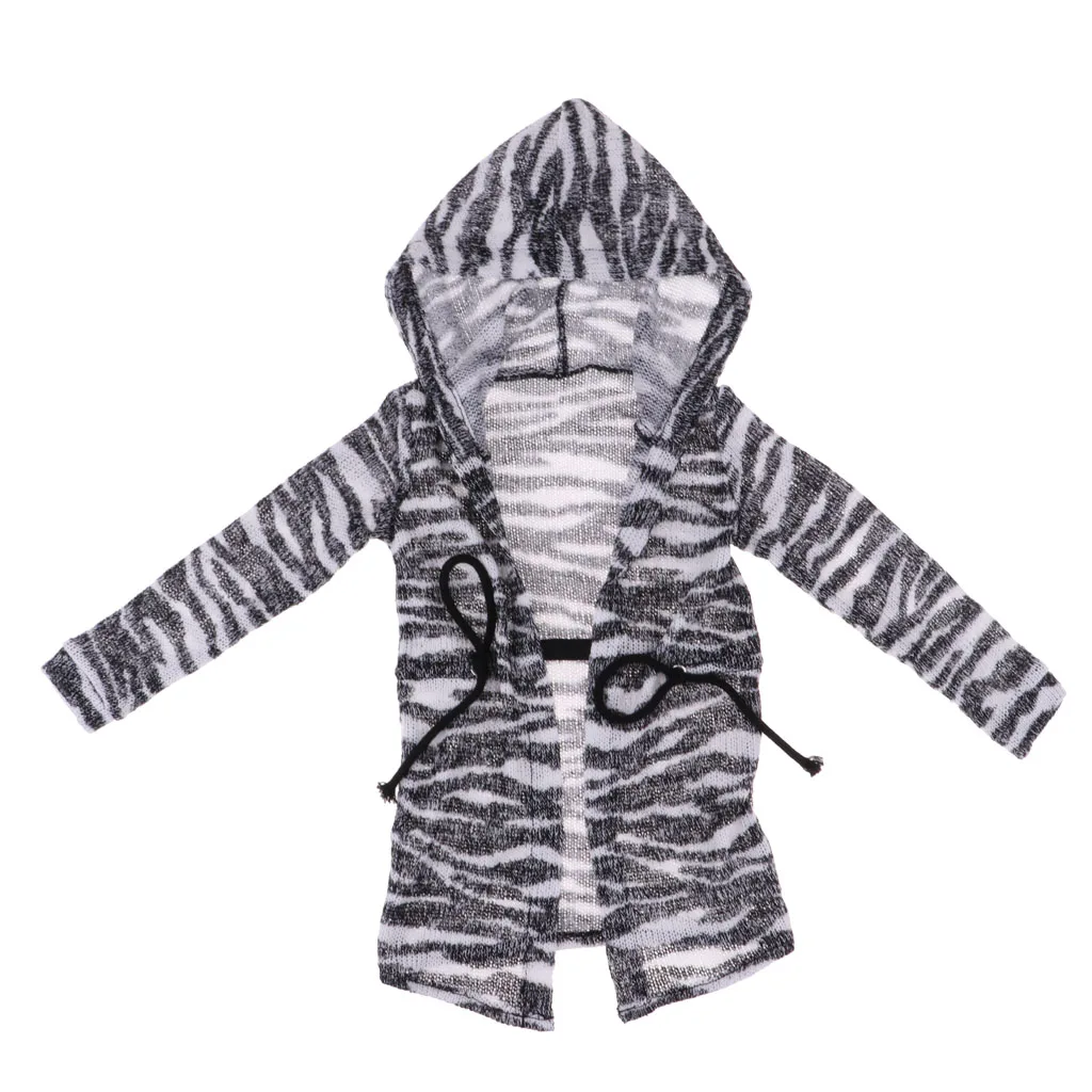 Fashion Hoodie Jacket Knitted Sweater For 70cm Uncle BJD Doll Zebra-stripe Male Bjd Clothing Accessories