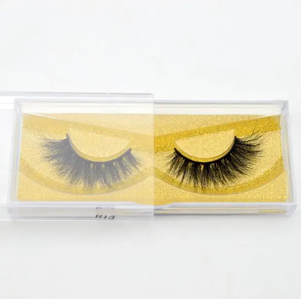 Visofree Lashes 3D норковые ресницы Объемные норковые ресницы для наращивания толстые норковые ресницы безжалостные пушистые натуральные накладные ресницы R02 - Длина: R13