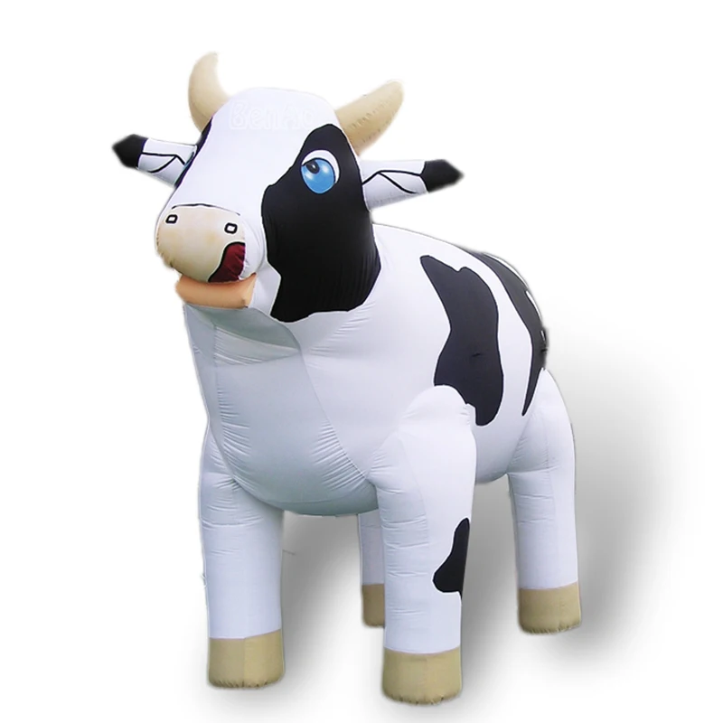AC039 Benao 2.8M height 8 ft customized inflatable cow shape for farm