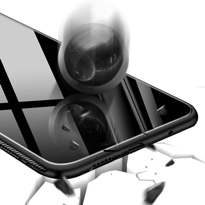 Glass-Cases-For-Samsung-A50-Case-Glossy-Tempered-Glass-Silicone-Frame-Hard-Back-Cover (1)