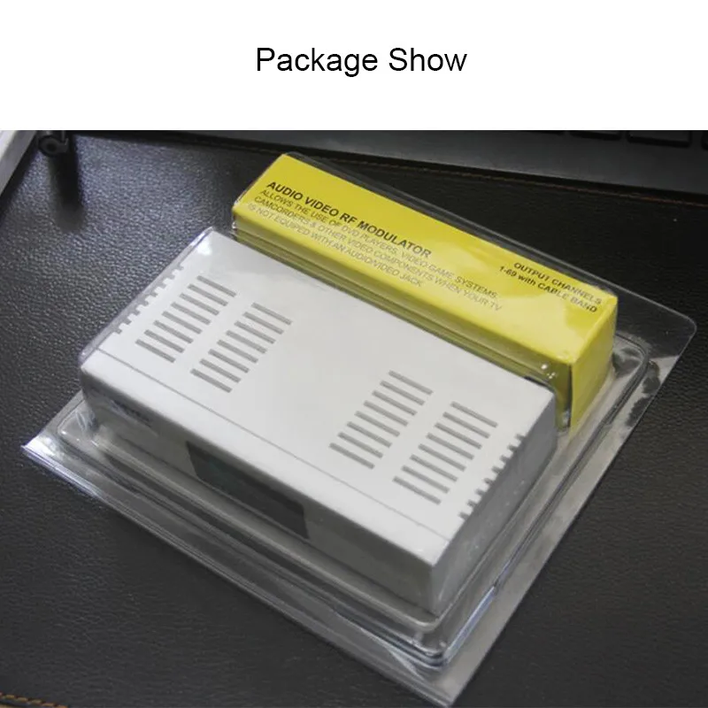 2017 New Arrival Television System TV Signal Standard Audio Video Signal Converter AV To RF Modulator TV 90-240V EU Plug RF408 (10)