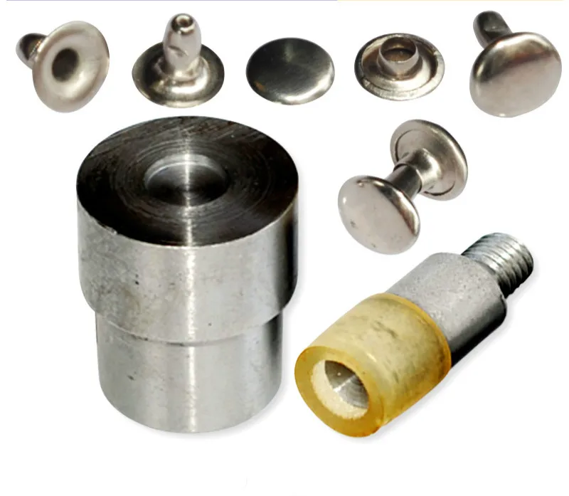 โลหะ Grommet เครื่องมือกด Rivet Spot Snap ปุ่มแม่พิมพ์เครื่องมือ Fit