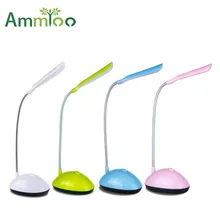 LED Night Light Детская Спальня Гибкая Регулируемая Настольная Лампа Для Чтения Питание от Батареи
